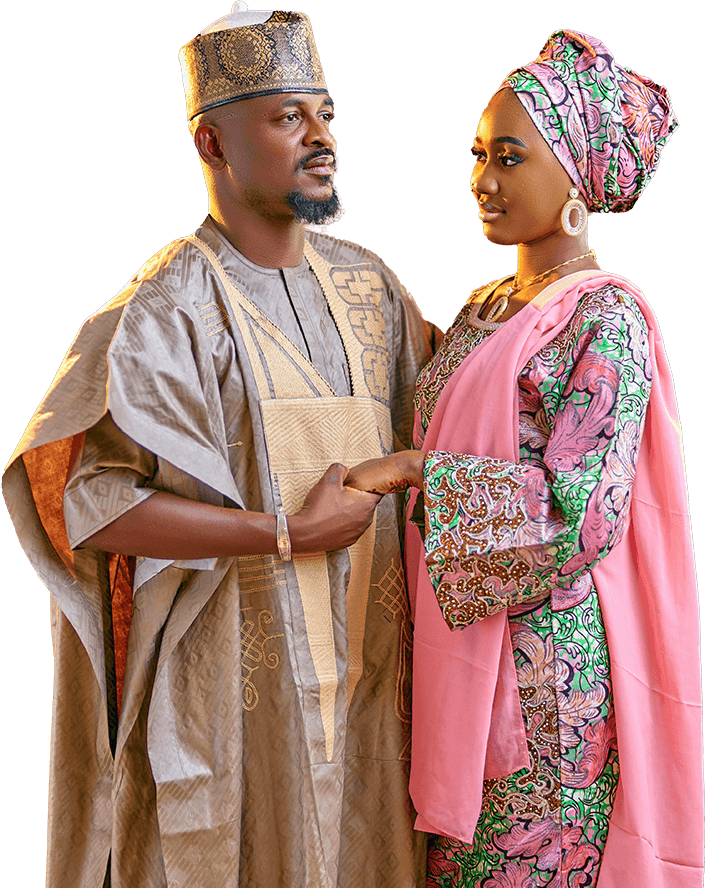 Couple musulman heureux